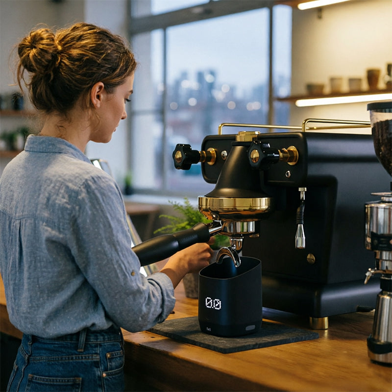 Digitale Kaffeewaage mit LED-Display – Wiederaufladbar