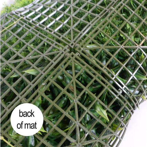 100cm Artificial Green Wall Panel Mixed Foliage Faux Living Wall - Premium Quality