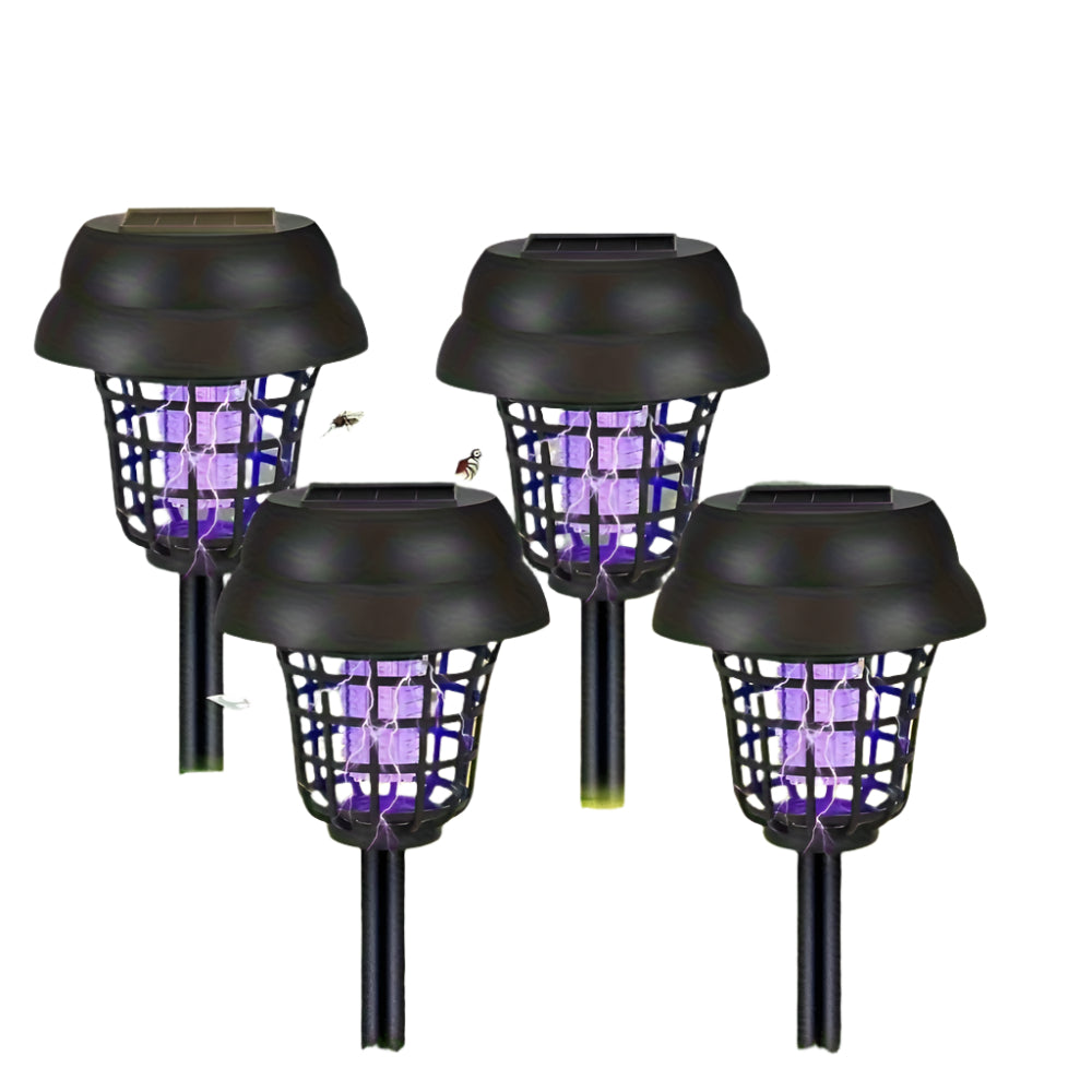 Solar-UV-Insektenlampen 4er-Set Garten
