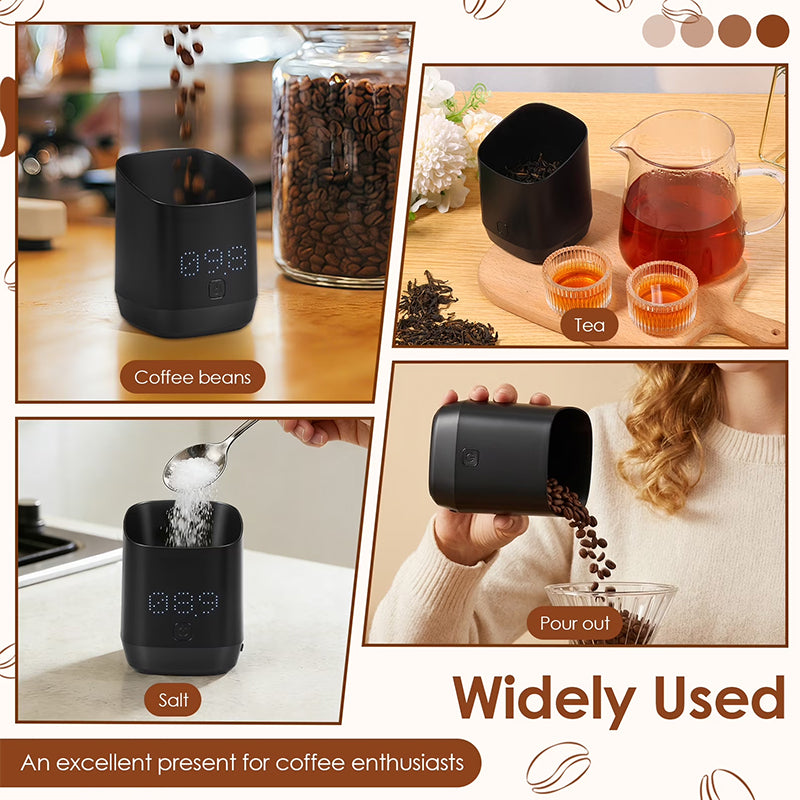 Digitale Kaffeewaage mit LED-Display – Wiederaufladbar