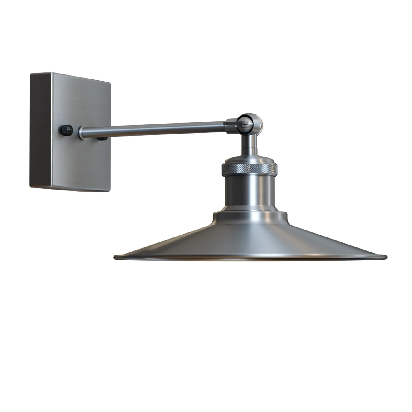 Wandleuchte Satin Nickel, Vintage