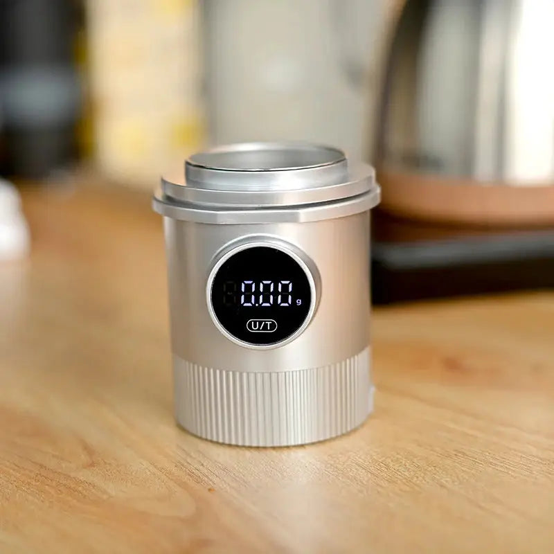Kaffeewaage mit LCD-Display und Dosierbecher