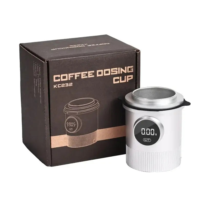 Kaffeewaage mit LCD-Display und Dosierbecher